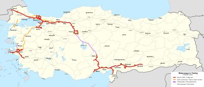 KSCUT System Turkey|List of otoyol routes in Turkey .